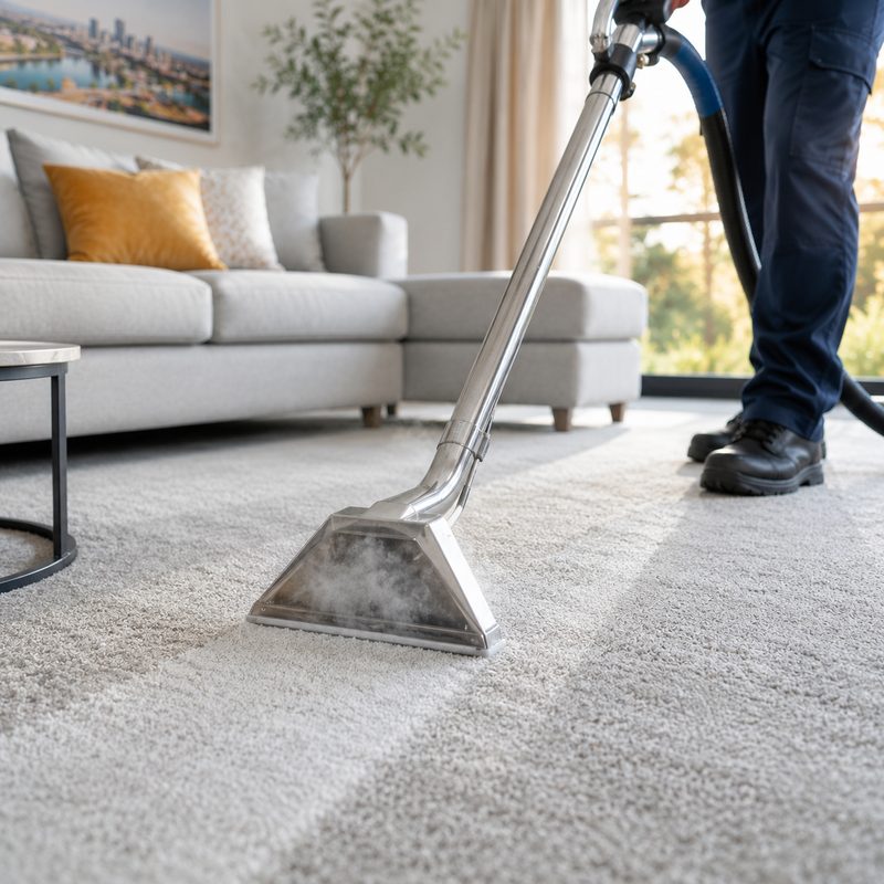 Professional carpet steam cleaning