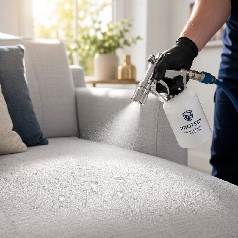 Scotchgard fabric protection treatment